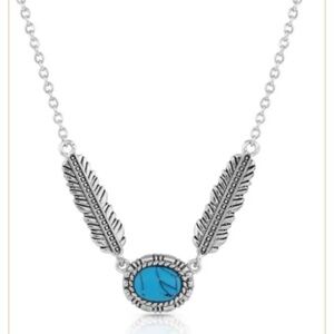 Montana Silversmiths, Ground Up Turquoise Necklace